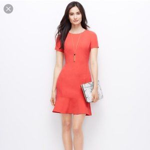 Ann Taylor Flounce Hem Dress NWT